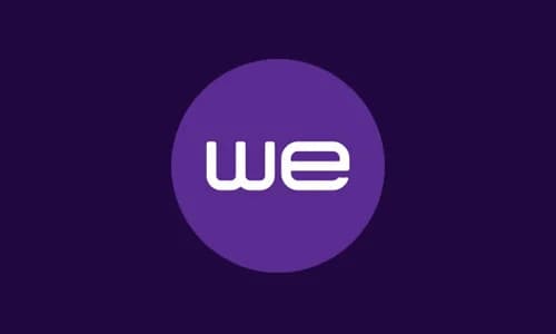 WE Telecom mobile recharge logo