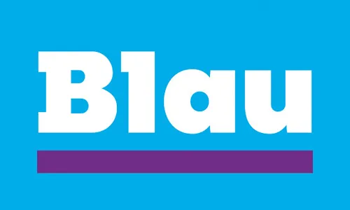 Blau's logo